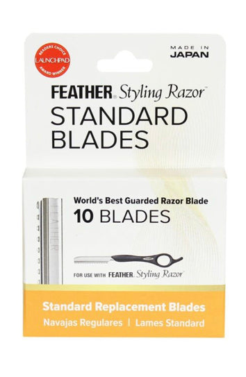 Feather Artist Club Styling Blades, Orange Pack of 10