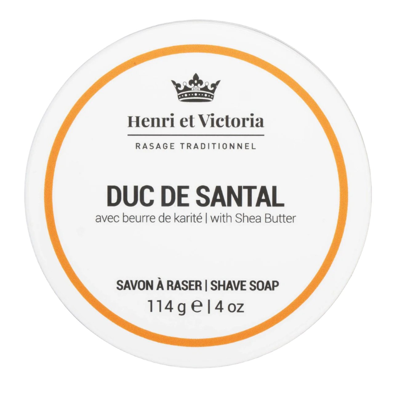 Henri et Victoria - Duc de Santal Vegan Shave Soap from Henri et Victoria