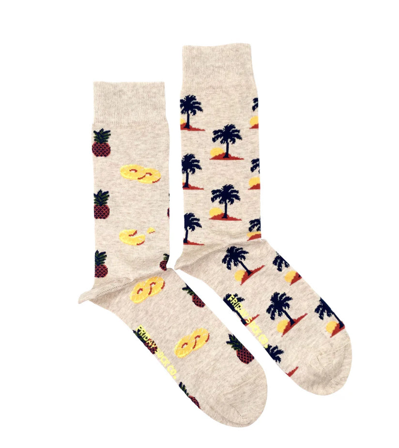 Friday Sock Co. Palm Tree & Pineapple from Friday Sock Co.
