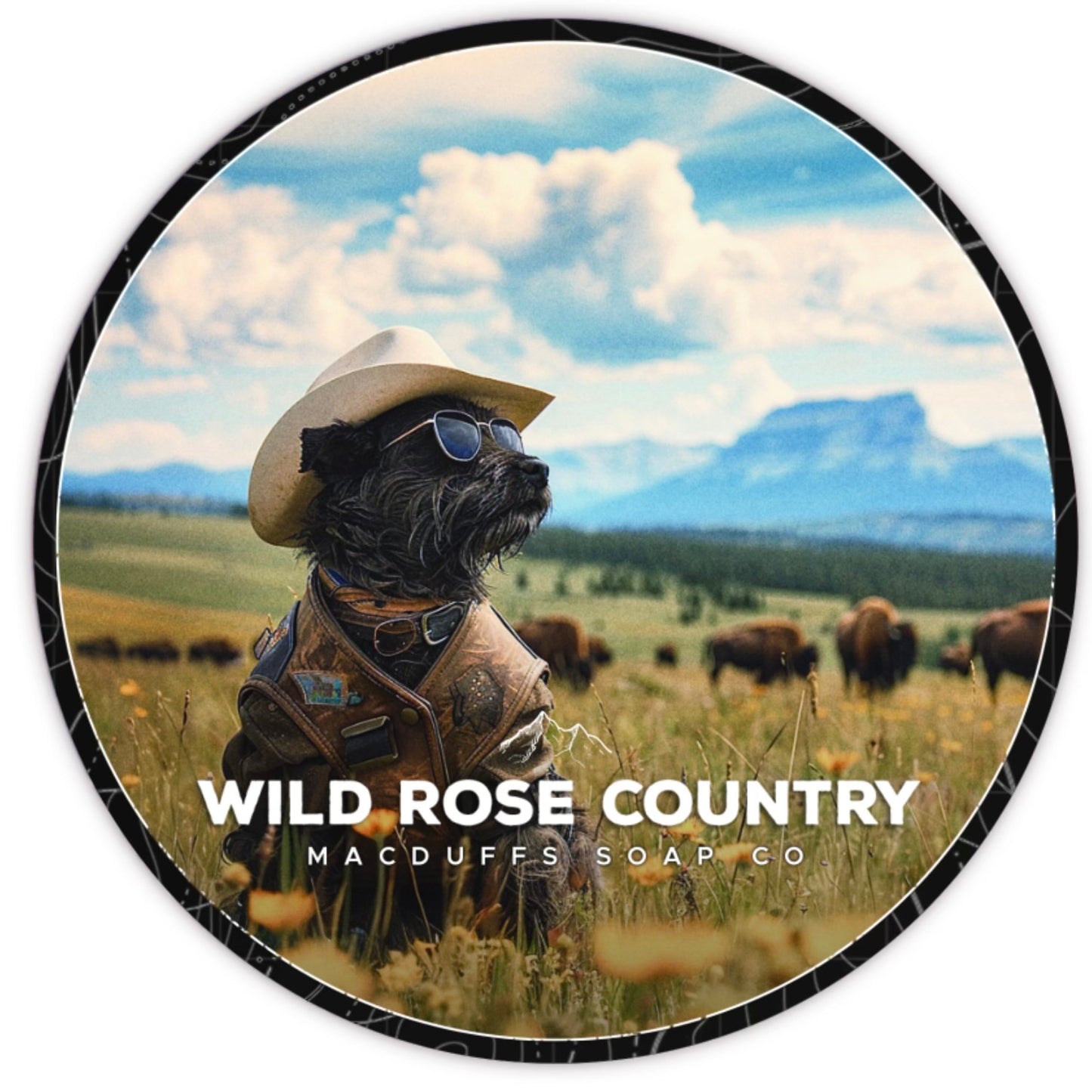 MacDuffs Soap Company Wild Rose Country Shaving Soap from MacDuffs Soap Co
