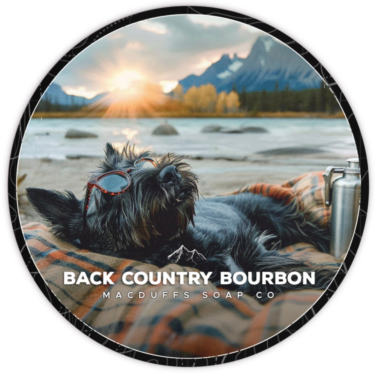 MacDuffs Soap Company Backcountry Bourbon Shaving Soap from MacDuffs Soap Co