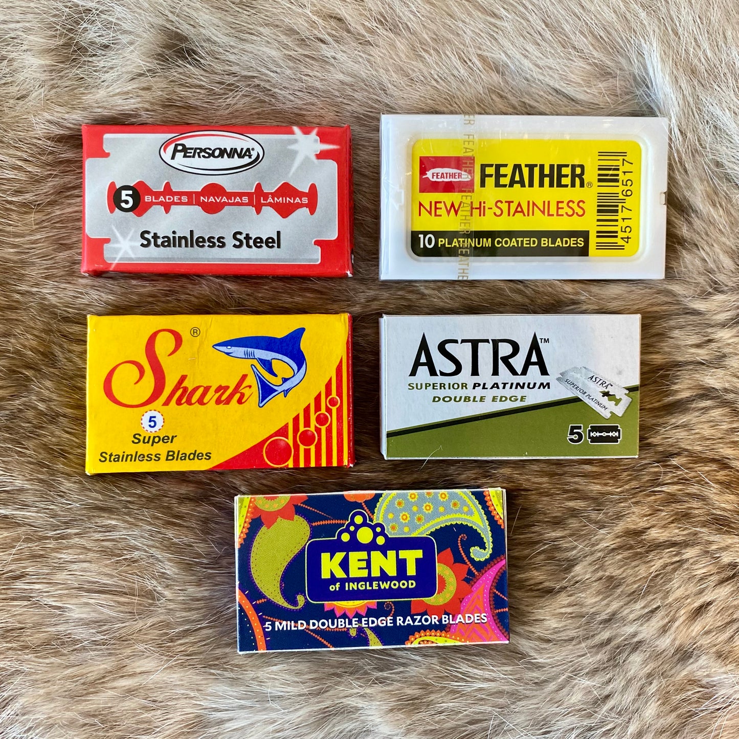 Kent of Inglewood Double Edge Razor Blade Starter Pack from Kent of Inglewood