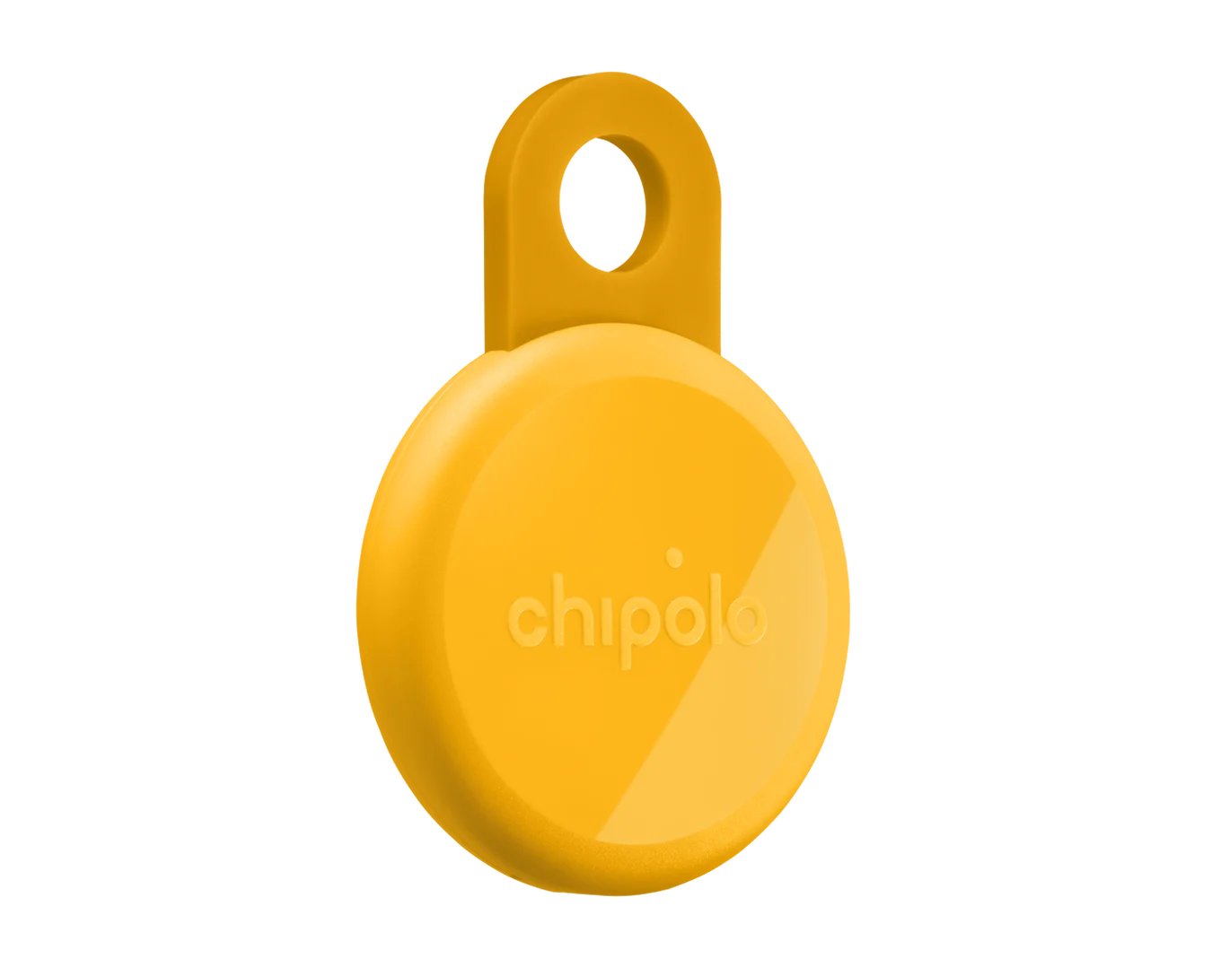 Chipolo Loop Bluetooth tracker with speaker, USB-C rechargeable, durable and versatile; ideal for locating items with Apple or Android systems.
