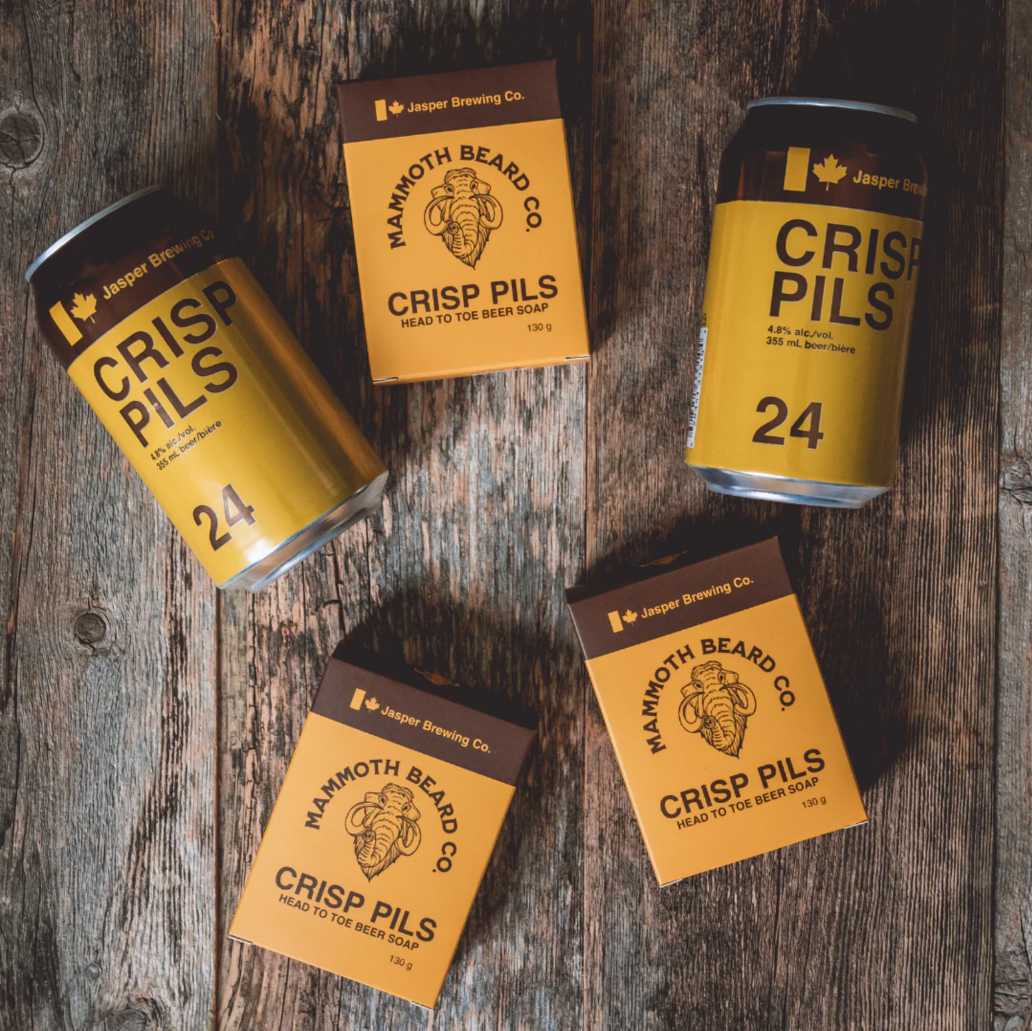 Mammoth Beard Co. Crisp Pils Beer Soap from Mammoth Beard Co.