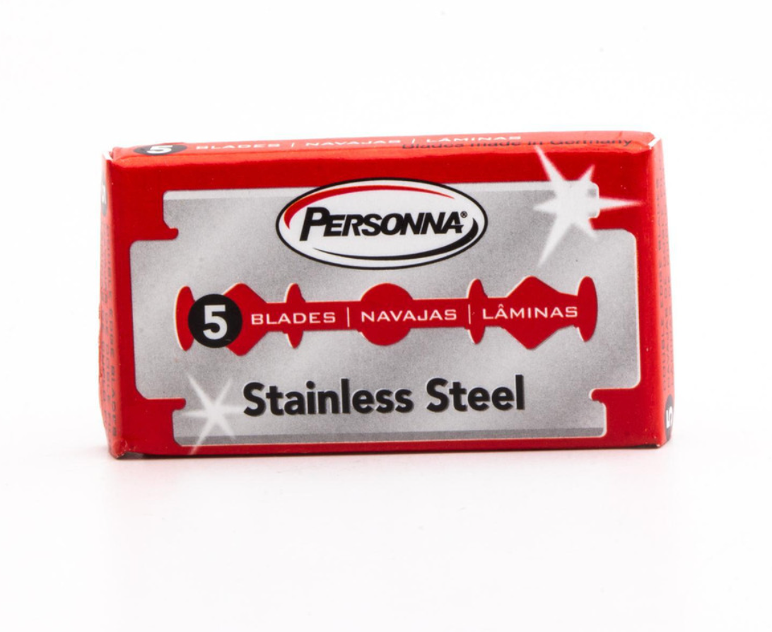 Personna Red Double Edge Safety Razor Blades, Pack of 5 from Howi Inc