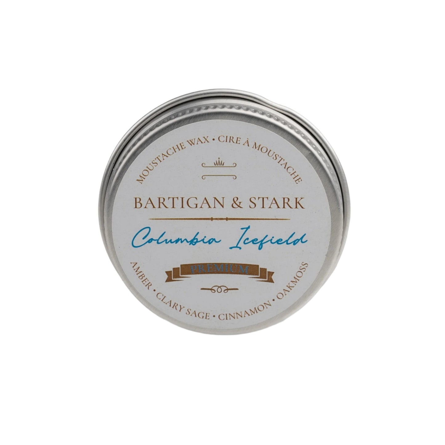 Bartigan & Stark Columbia Icefield 1oz Moustache Wax from Bartigan & Stark