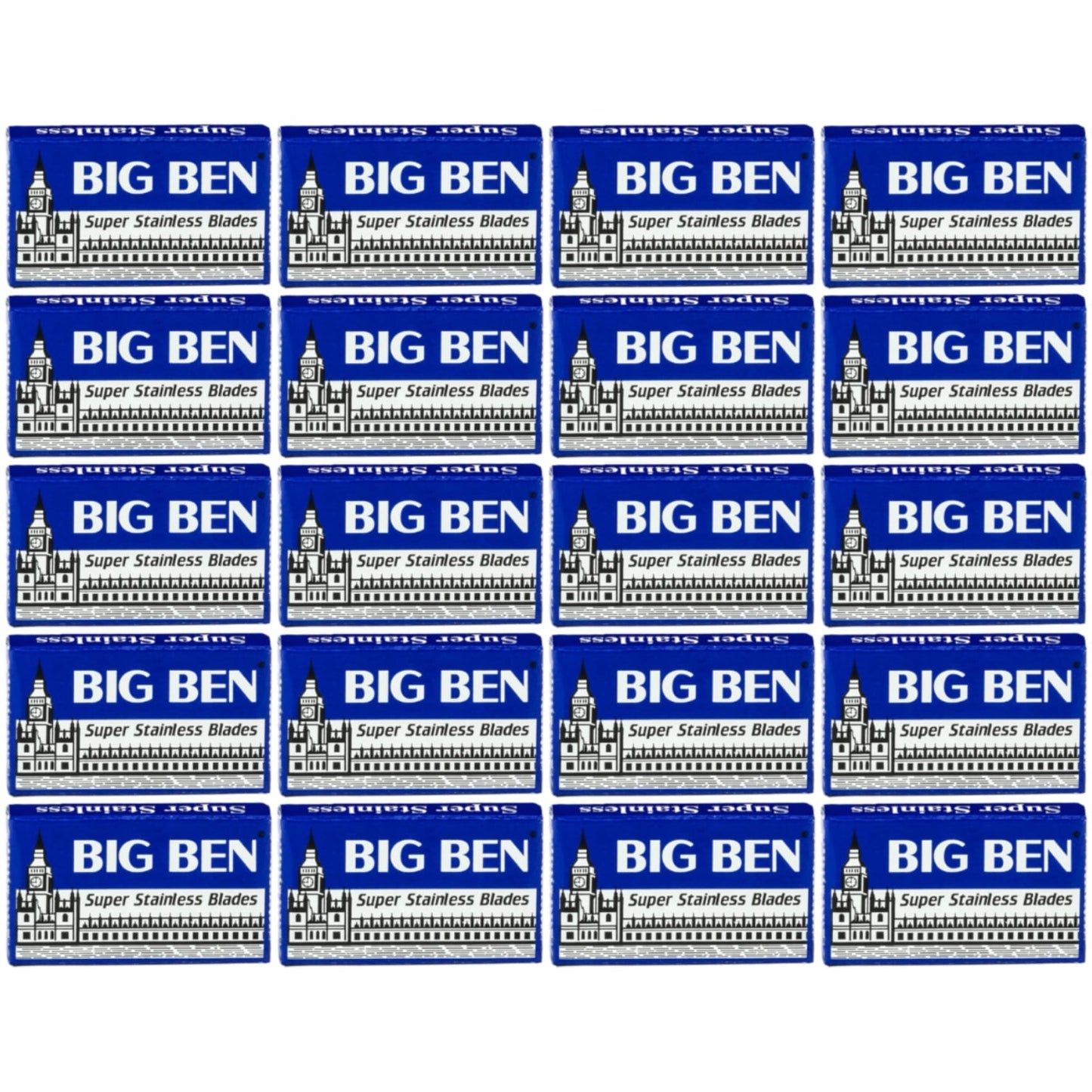 Sleeve of Big Ben Razor Blades (100 Blades) from Howi Inc