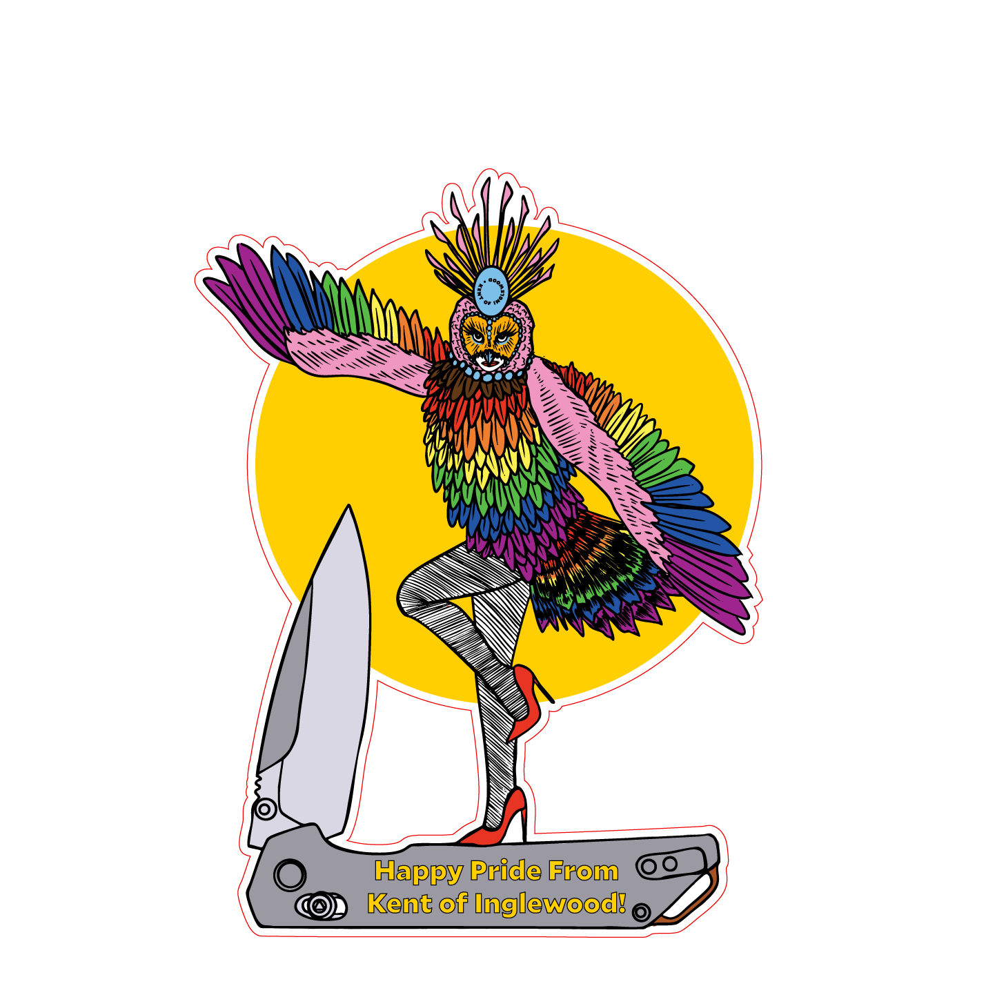 Kent of Inglewood Pride Sticker from Jukebox