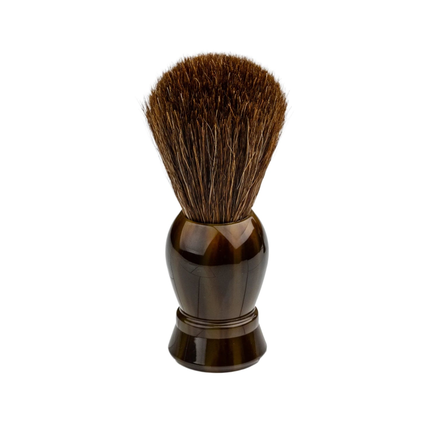 Kent's Better Shaving Kit features a brown-handled brush with dense bristles, perfect for whipping up shaving lather, embodying premium quality and practicality.