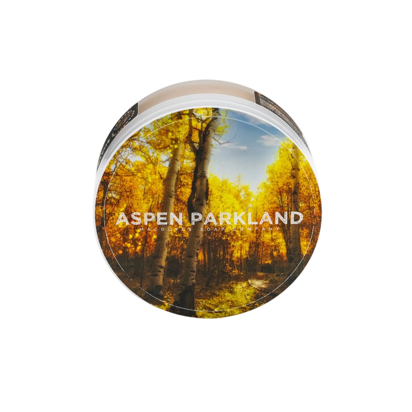MacDuffs Soap Company Aspen Parkland Unscented Shaving Soap from MacDuffs Soap Co