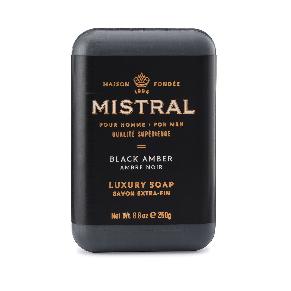 Mistral For Men Black Amber Bar Soap from Mistral