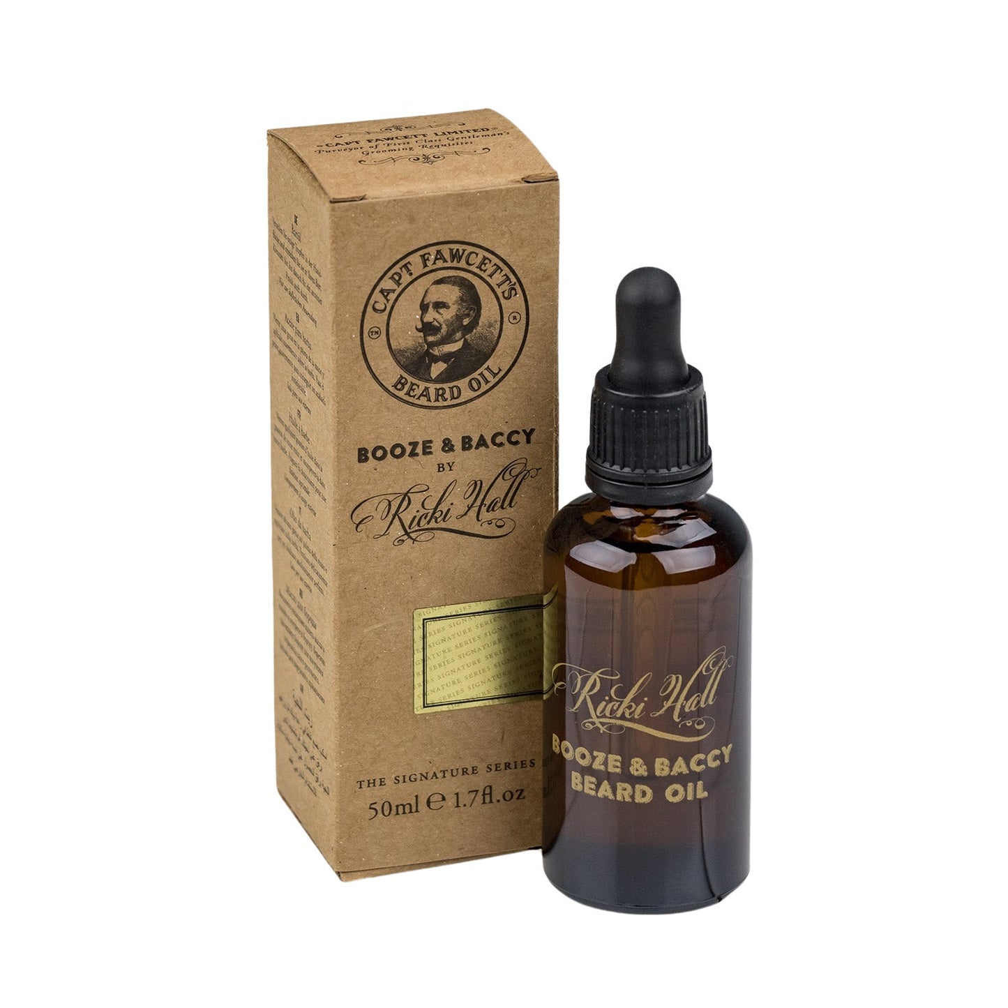 Captain Fawcett's Ricki Hall's Booze & Baccy Beard Oil from Captain Fawcett