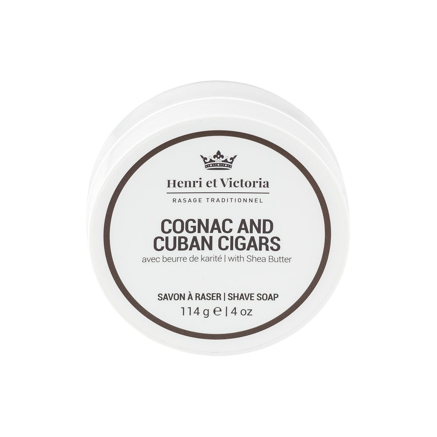 Henri et Victoria - Cognac and Cuban Cigars Vegan Shave Soap from Henri et Victoria