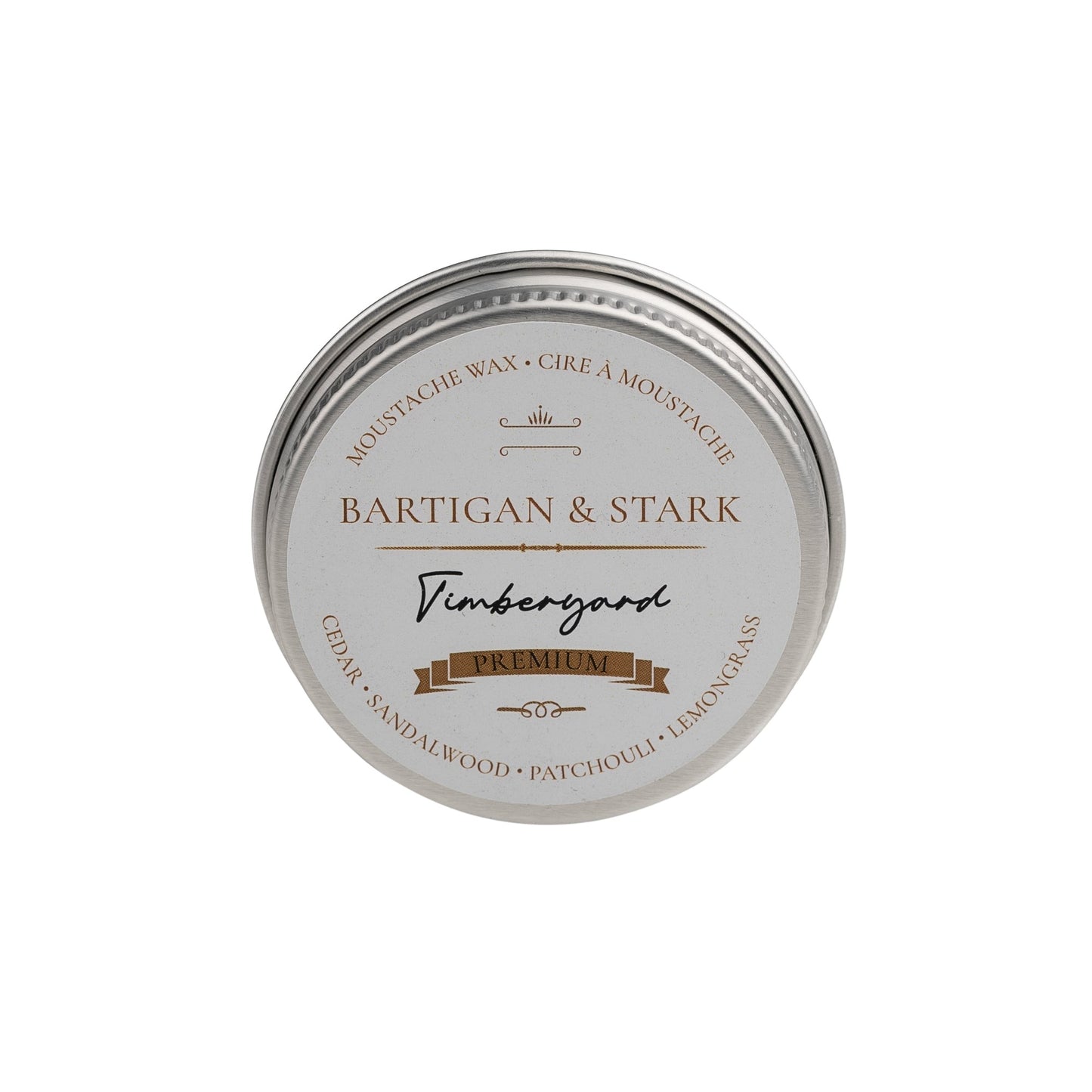 Bartigan & Stark Timberyard 1oz Moustache Wax from Bartigan & Stark