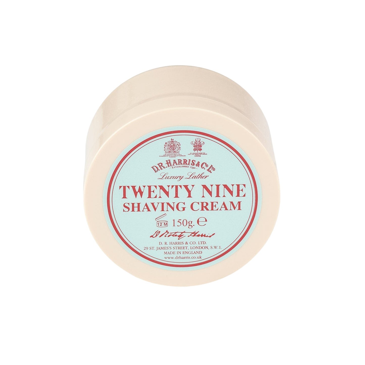 D.R. Harris Twenty Nine Shaving Cream from D.R. Harris