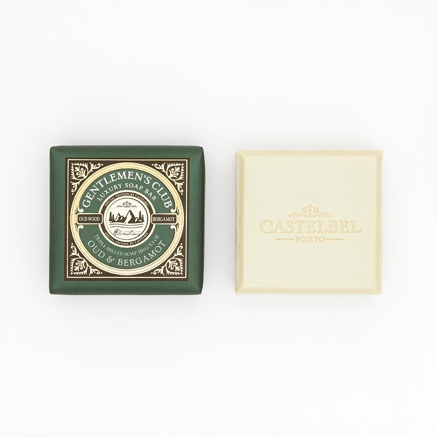 Castelbel Gentlemen&#39;s Club Oud and Bergamot 150g Soap