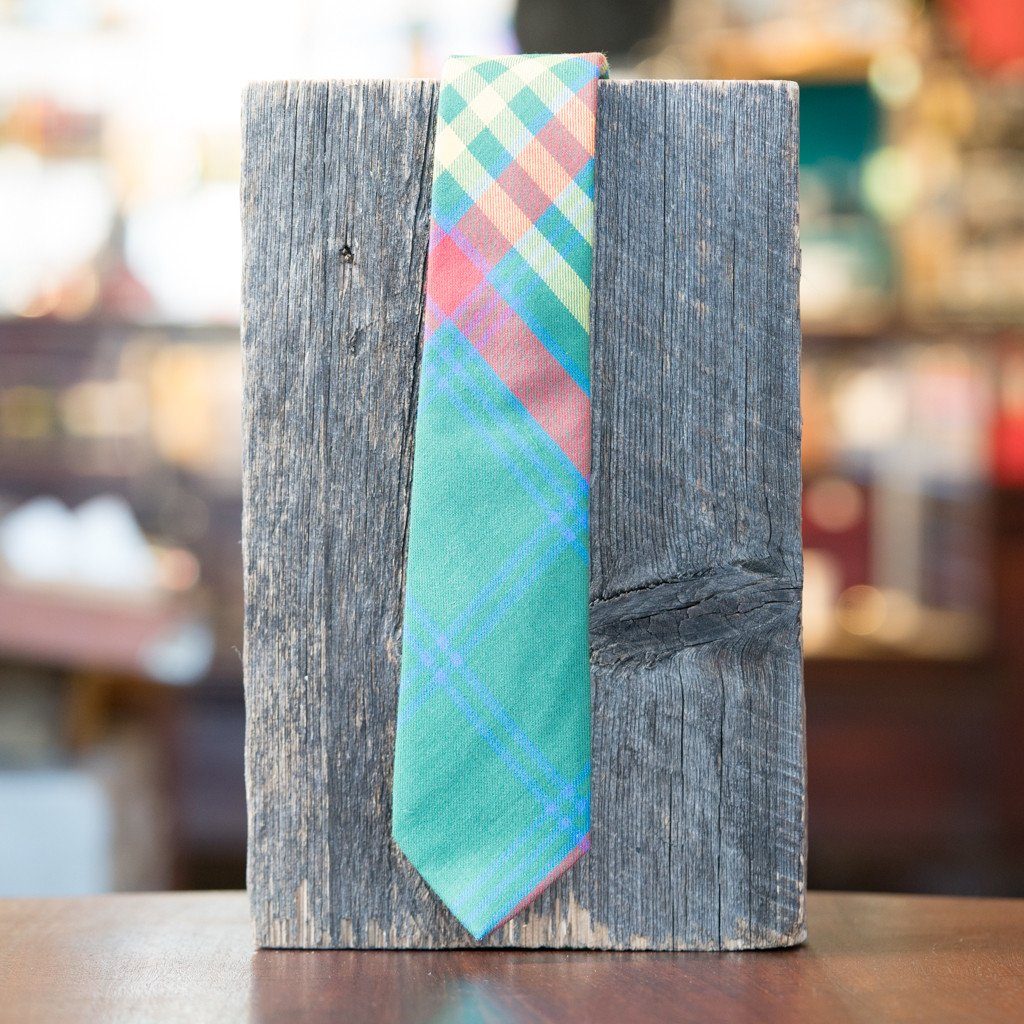 LVJ Haberdasher Green, Red & Yellow Plaid Brushed Cotton from LVJ Haberdasher