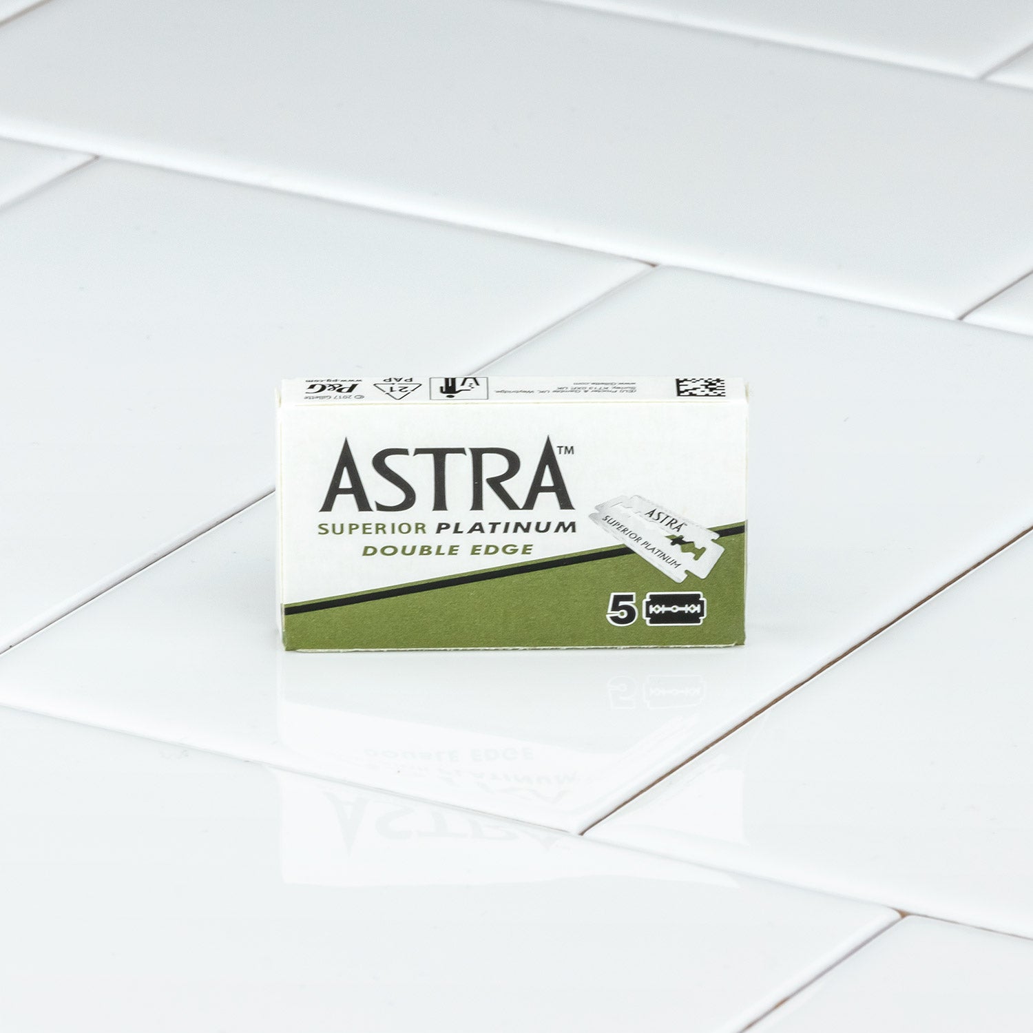 Astra Platinum Double Edge Razor Blades 1 Pack of 5 Blades