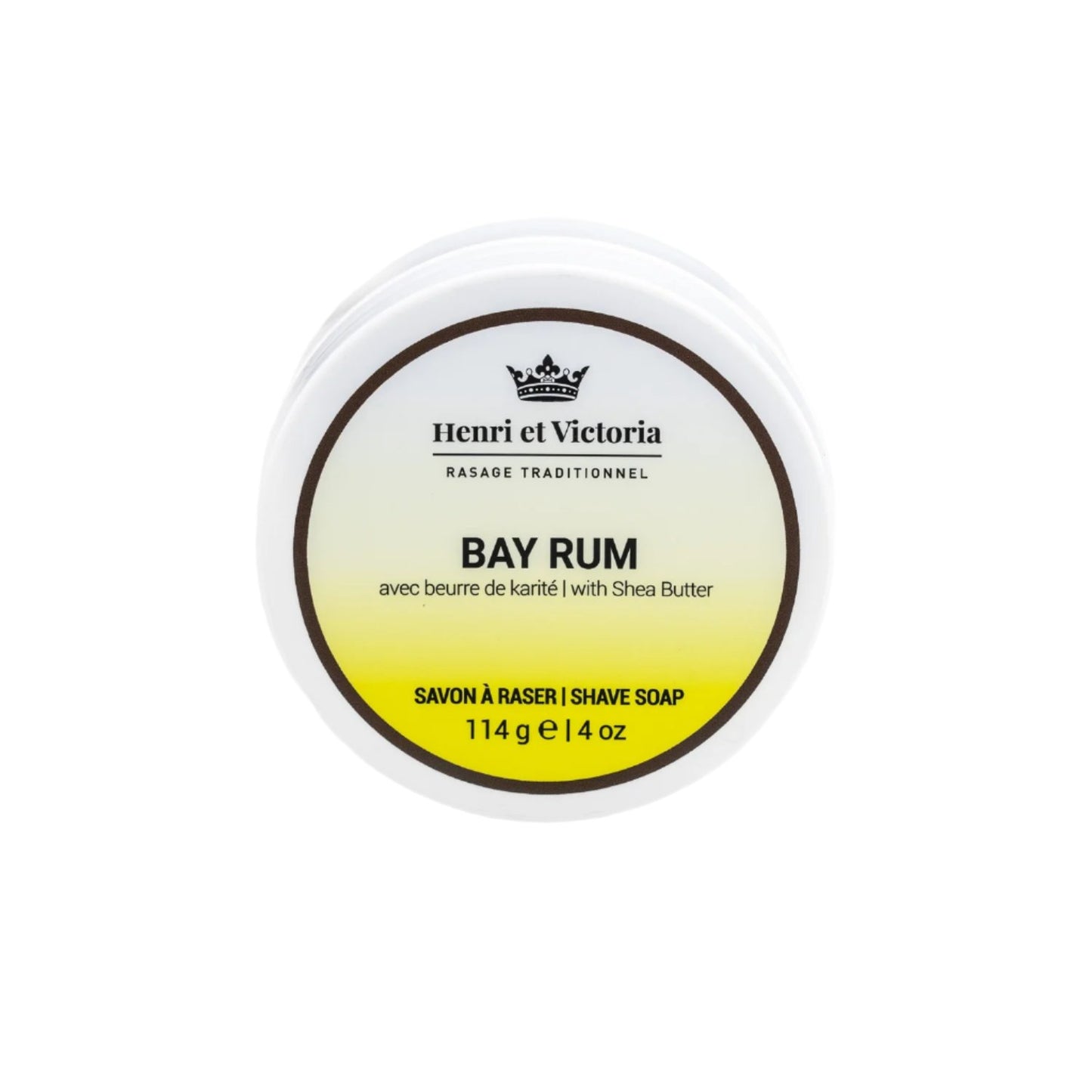 Henri et Victoria - Bay Rum Vegan Shave Soap from Henri et Victoria