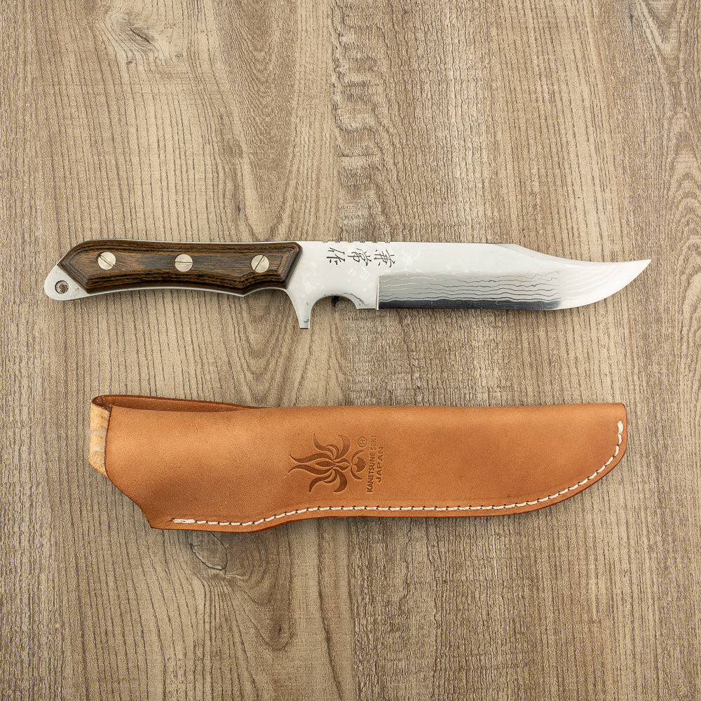 Seki Kanetsune Seseragi Clip Point Outdoor Knife 125mm from Seki Kanetsune