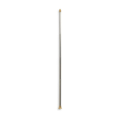 Barebones Telescoping Fire Blower, a stainless-steel rod with brass fittings, extends to safely direct oxygen to campfires, aligning with Kent of Inglewood's focus on quality outdoor gear.