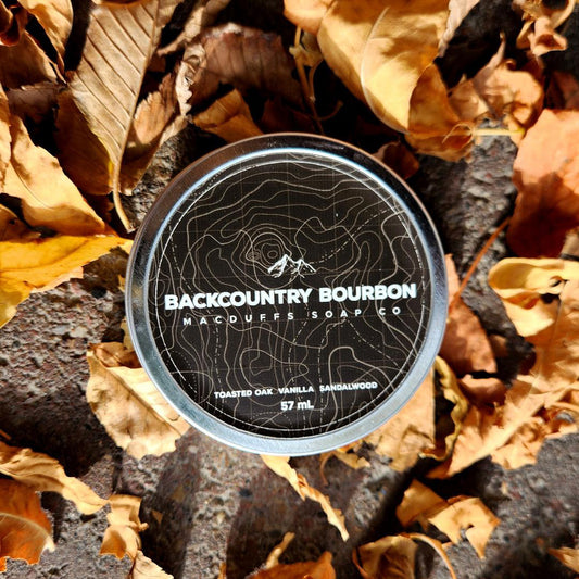 MacDuffs Soap Company Back Country Bourbon Beard Balm from MacDuffs Soap Co