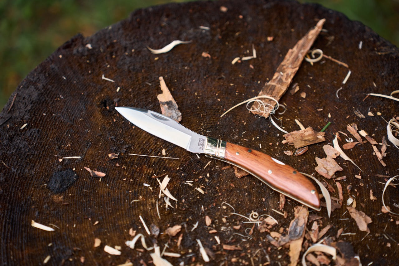 Grohmann Mini Russell Lockblade with Rosewood Handle, 4"