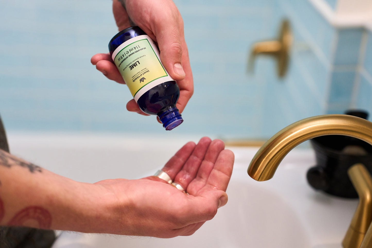 Henri et Victoria - Lime Aftershave Splash