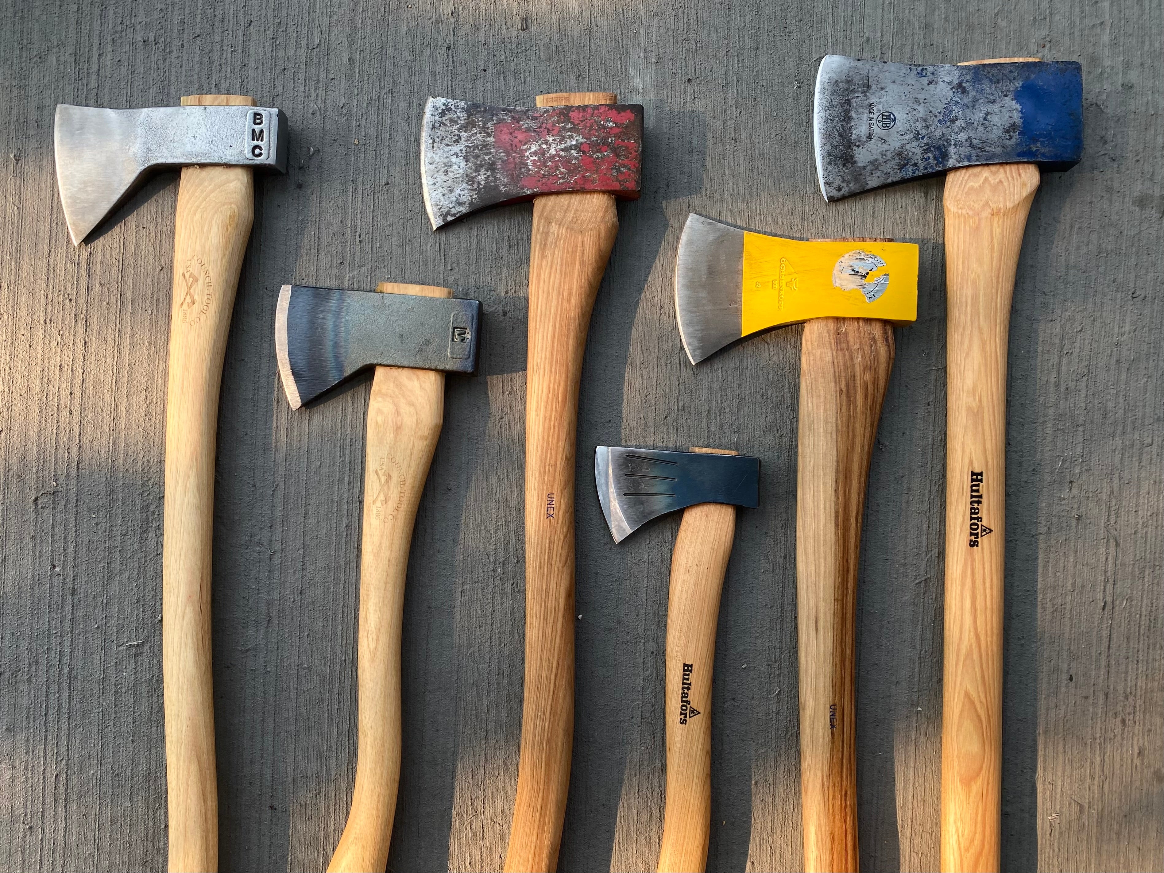 In store Axe Sharpening Rehandling from Kent of Inglewood Services