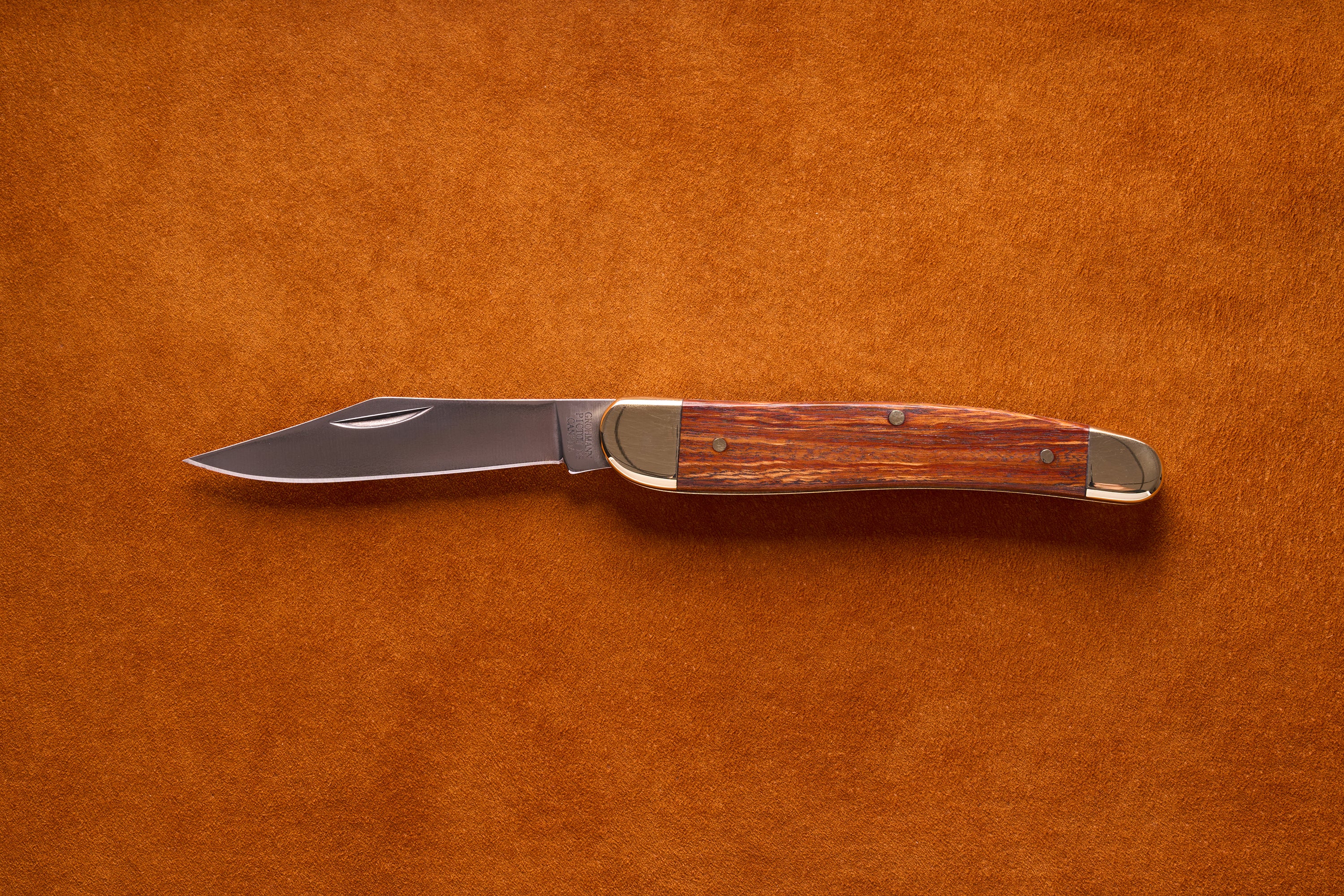 Grohmann Pocket Knife with Silver and Rosewood Handle, 4
