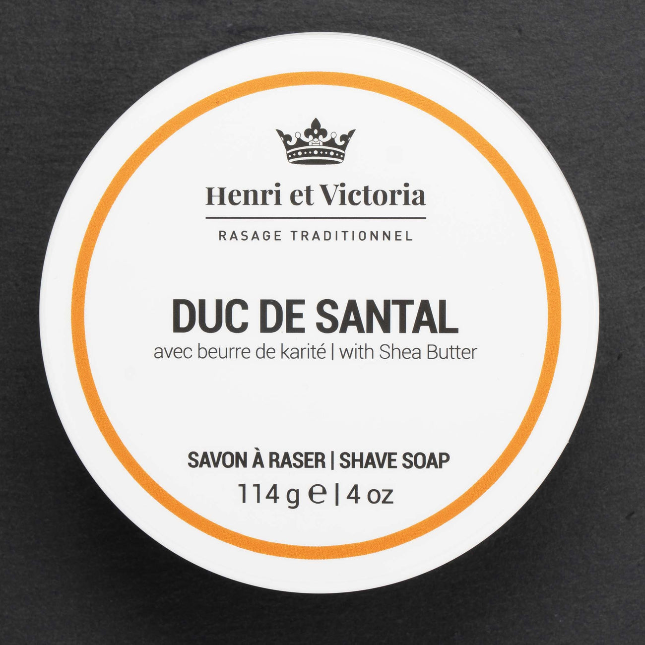 Henri et Victoria - Duc de Santal Vegan Shave Soap