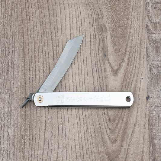 Miyamoto Musashi SK Silver Higo Knife from Miyamoto Seisakujo