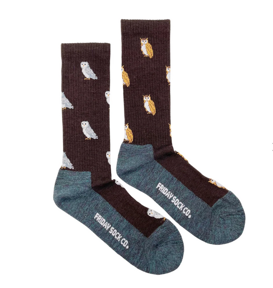 Friday Sock Co. Owl Merino Wool from Friday Sock Co.