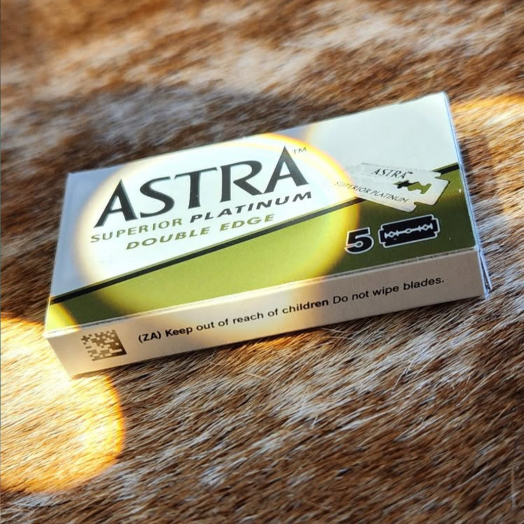 Astra Platinum Double Edge Razor Blades (5 Blades) from Astra