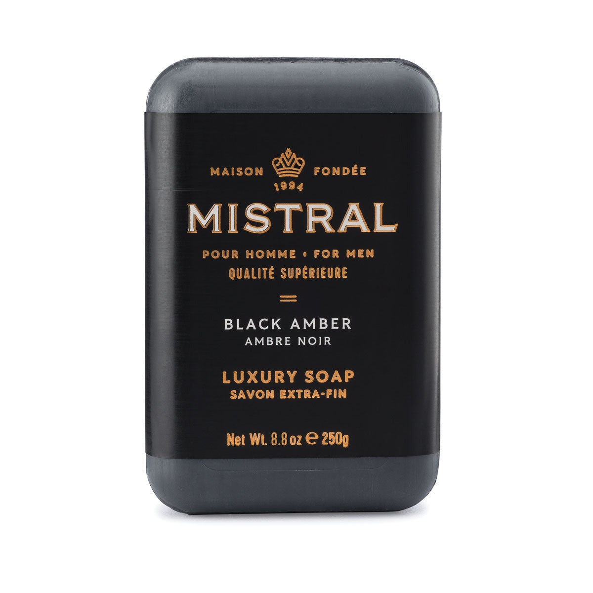 Mistral For Men Black Amber Bar Soap