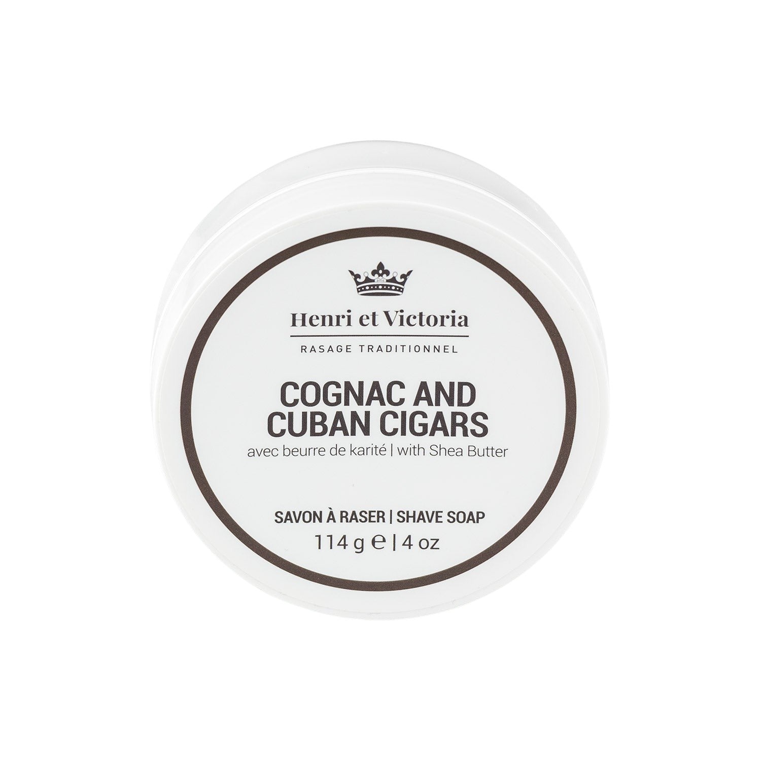 Henri et Victoria - Cognac and Cuban Cigars Vegan Shave Soap from Henri et Victoria