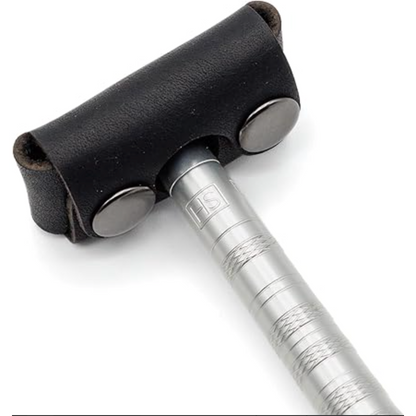 Henson Razor Head Cover: Precision-crafted metal handle mallet with leather head, ideal for shaping without marks, reflecting Kent of Inglewood's commitment to quality tools.