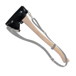 Council Tool Full Sheath for Pack Axe, Brown Leather w/ D-Rings