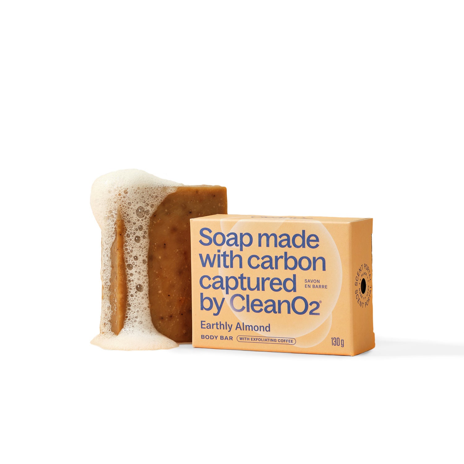 Clean O2 Earthly Almond Body Bar