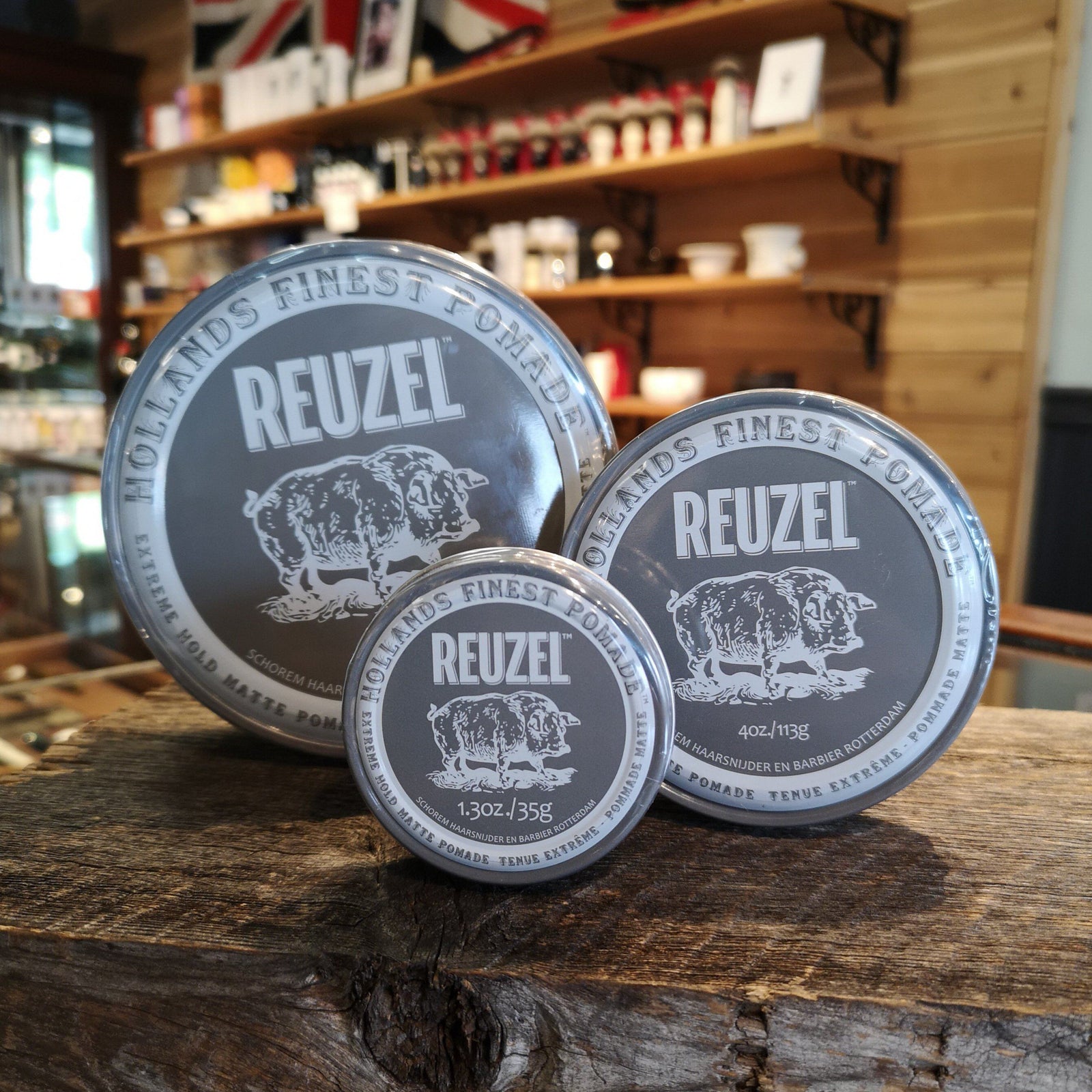 Reuzel Pomade Extreme Hold Grey from Reuzel