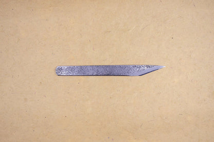 Kiridashi Japanese Craft Knife: A hand-forged metal tool with a sharp, chisel-style point, ideal for precision cuts on various materials.