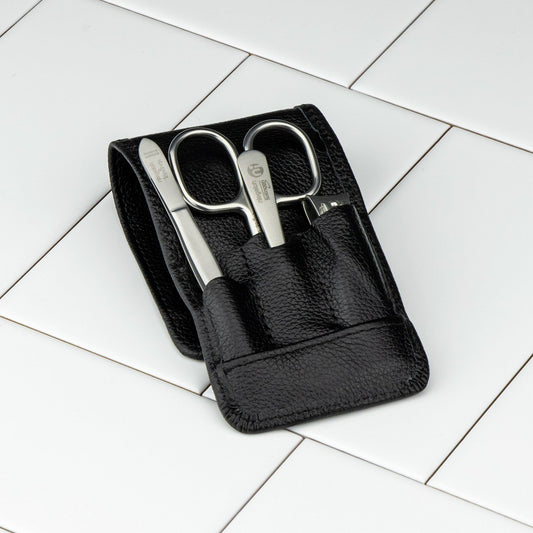 Niegeloh Imantado M 4 piece Manicure Set In High Quality Leather Case from Niegeloh