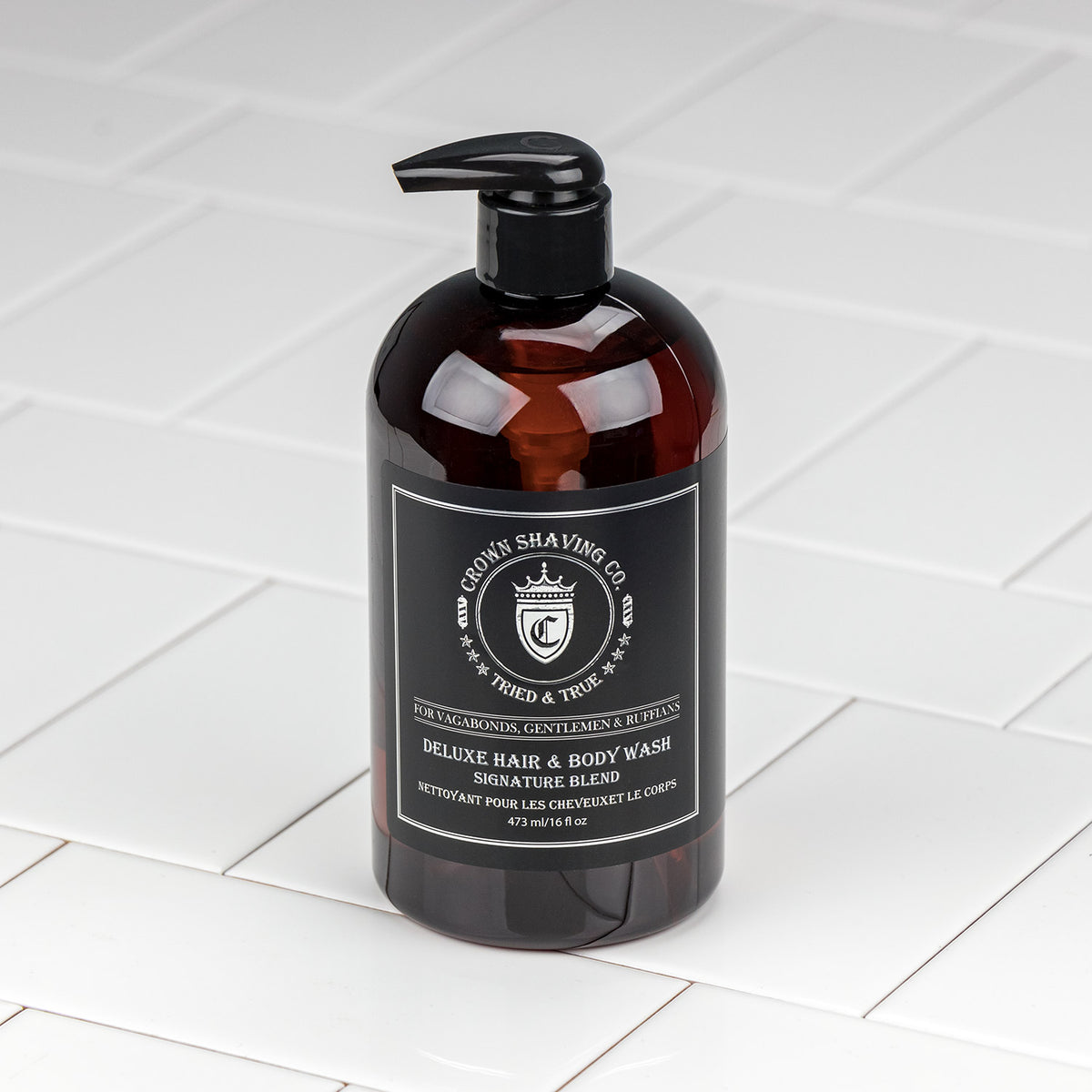 Crown Shaving Co. Hair and Body Wash - Signature Scent 473mL/16oz