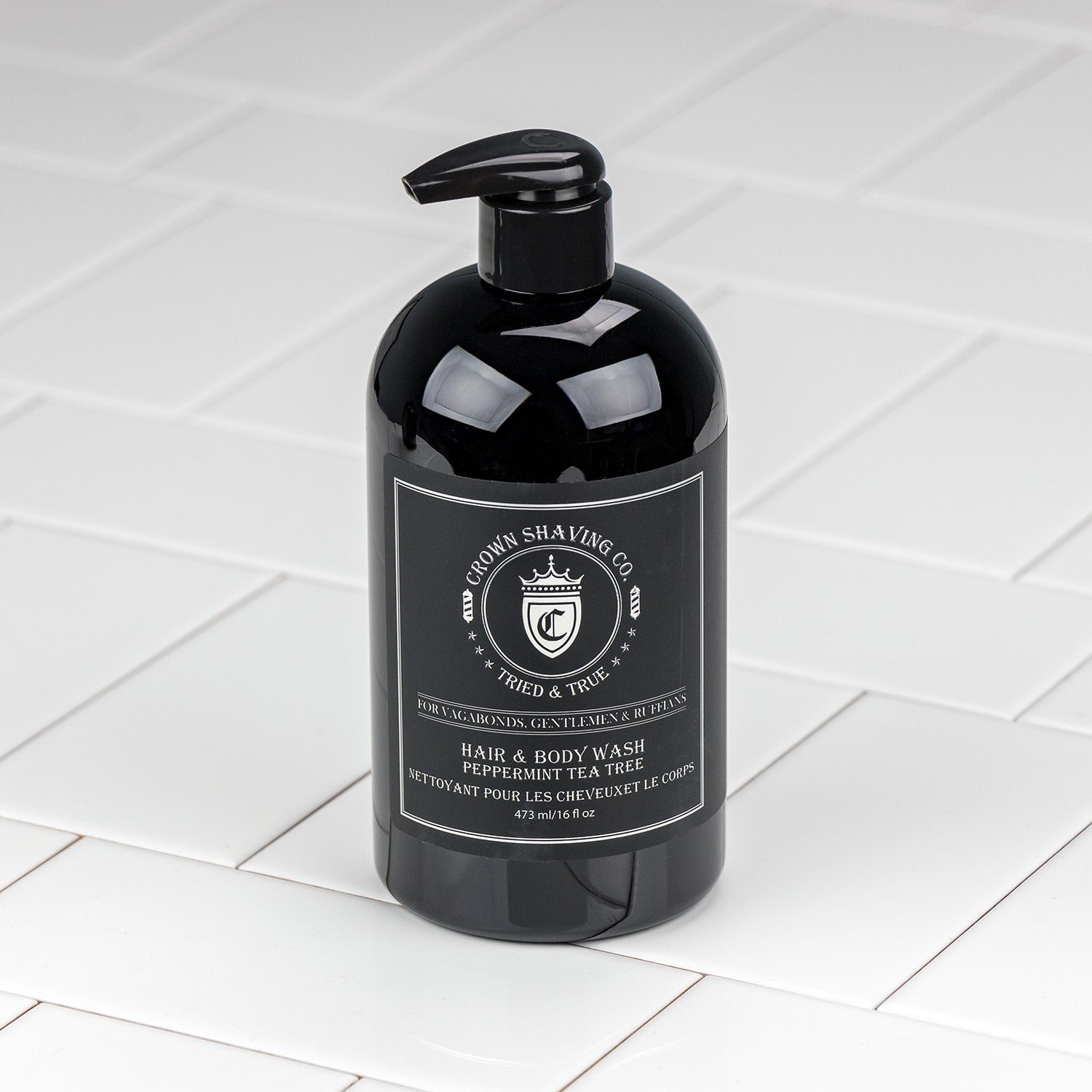 Crown Shaving Co. Hair and Body Wash - Peppermint & Tea Tree Oil