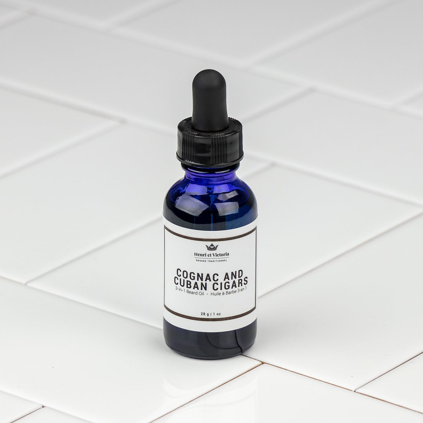 Henri et Victoria Cognac and Cuban Cigars Beard Oil from Henri et Victoria