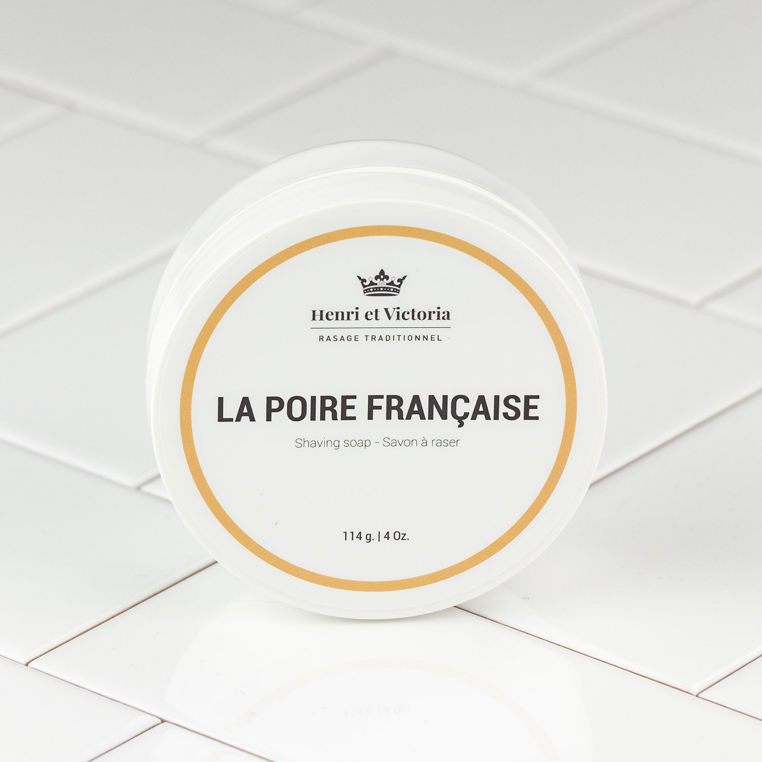 Henri et Victoria - La Poire Francaise Vegan Shave Soap