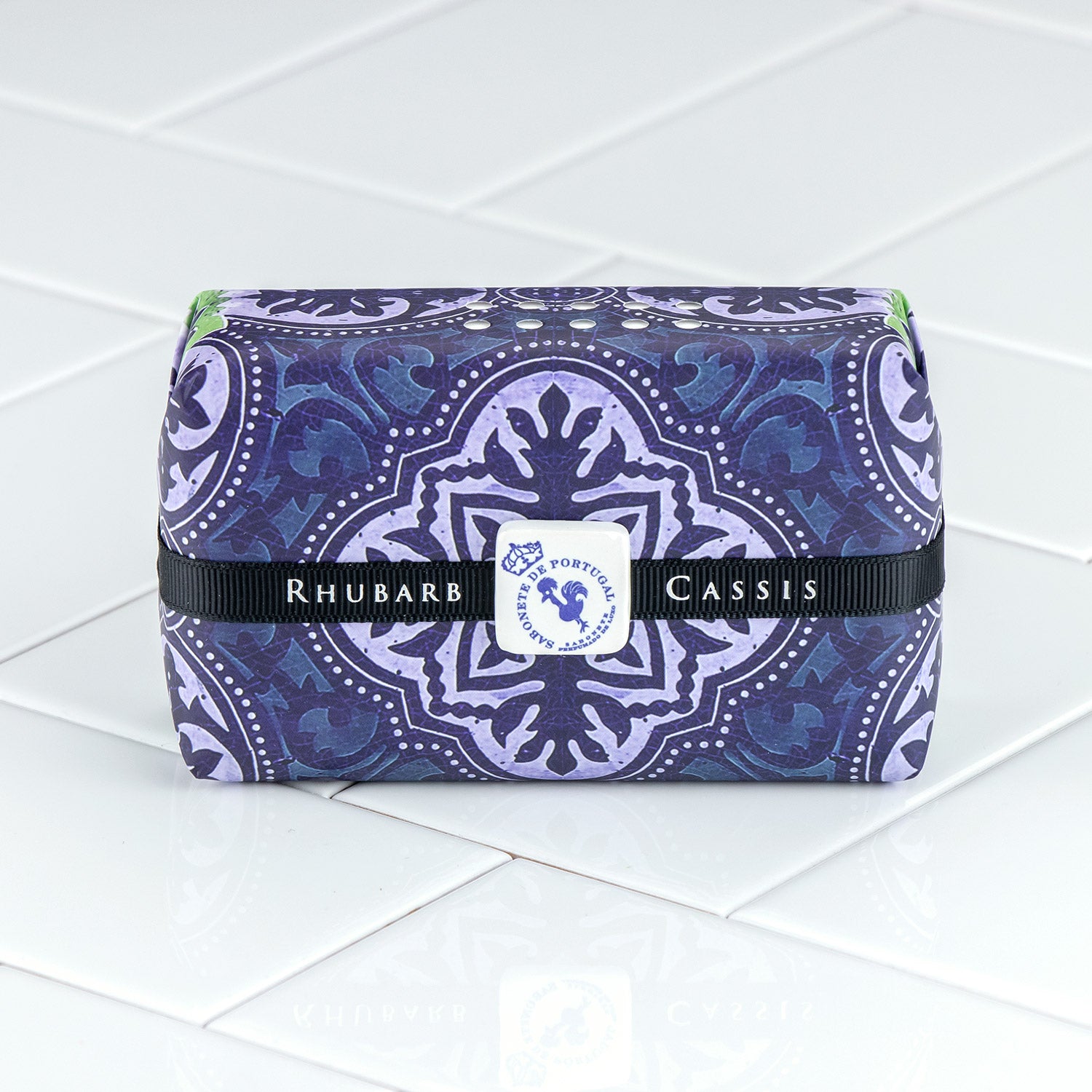 Castelbel Porto Tile Collection Rhubarb and Cassis Soap