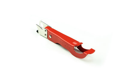 Prince Kogyo Alps 7 Santoku Can Opener, a versatile kitchen tool, features a stamped steel body with a hinged blade for cans and a hook for bottle caps.