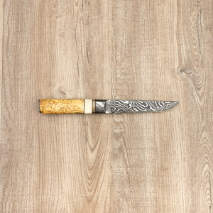 Chris Green Damascus Hunting Knife