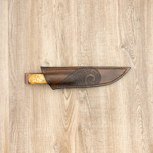 Chris Green Damascus Hunting Knife